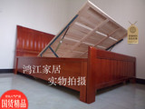 板材1.5米储物箱双人床1.2米 硬板床1.8米高箱低箱床架/床板北京