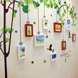 现代实木相框 创意儿童房照片墙 学校装饰背景照片墙相框墙 墙贴