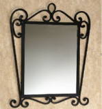 铁艺镜框 全身镜子 浴室镜 壁挂镜子 装饰镜 欧式化妆镜