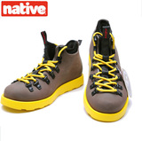 Native Shoes 正品 Fitzsimmons 潮牌 高帮鞋靴 棕黄色