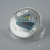 泰坦尼克号100周年 1盎司铜制纪念章 精美 外国纪念章