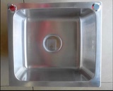 洗碗盆304不锈钢拉丝加厚方形水槽包邮一体成型单槽水盆洗菜