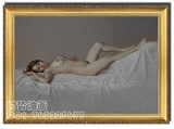 纯手绘现代东方裸体美女油画卧室会所装饰画有框精品人体艺术包邮
