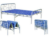 冲两钻宏伟品牌 四折床 六折床 折叠床 单人床 双人床 1.5米宽