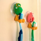 创意挂墙牙刷架子 吸盘壁挂式放牙刷的牙具 卫生间浴室强力挂架件