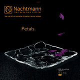 德国NACHTMANN/奈赫曼进口欧式创意水晶四方玻璃水果碟子鱼盘子