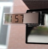 透明液晶显示 车载电子钟表 车用数字电子钟/电子表 吸盘式