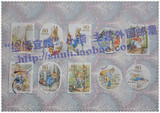 RT86：日本 2011年 彼特兔邮票 10全 不干胶 异形 信销 外国 集藏