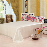 重磅真丝床单多色可选素绉缎丝绸布料家纺订做床单桑蚕丝面料
