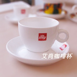 2套包邮 陶瓷咖啡杯 意式浓缩杯 illy 加厚 咖啡杯套装 定制logo