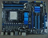 二手华硕AMD 870主板 M4A87TD DDR3 支持AM3AM3+ 一键开核 全固态