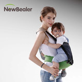 纽贝乐新生儿婴儿用品宝宝坐凳多功能背带透气抱带单双肩腰凳抱凳