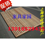 全实木1-1.5米柳安木梆双人硬板床垫保健床板实木单人床木板床