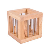 古典木质益智玩具 笼中取三角 笼中取塔 魔盒解套类木制智力玩具