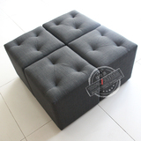 布艺方凳 服装店方形坐凳 厂家直销 可定做 优质布艺沙发凳