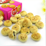 韩国进口食品零食饼干 正品乐天卡通小熊巧克力夹心饼60g宝宝最爱