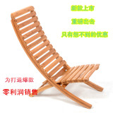 便携可折叠沙滩椅子楠竹实木折叠椅午休椅子躺椅休闲椅户外椅