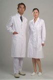 白大褂长袖男女 短袖实验服医用长袖白大衣包邮加厚医师服护士服