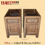 【传家红】鸡翅木大板桌支架/实木柜式支架/红木柜子桌脚