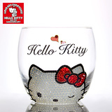 40周年纪念 Hello kitty 正品正版凯蒂猫施华洛世奇水晶水杯/酒杯