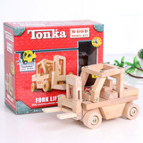 木制外销TONKA组拆装/拼装模型车/木制玩具/拼装小汽车/益智玩具