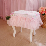 花开木木 家纺 化妆凳套 凳套 钢琴凳套 钢琴凳防尘罩 公主梦境