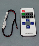 12v 低压单色灯带迷你RF遥控调光器 单色灯条控制器 无线控制器