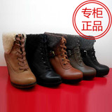 Walker Shop/奥卡索短靴马丁靴冬季粗跟靴子女鞋 123196 123533