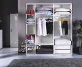 现代板式卧室家具木质衣柜组装衣柜简约时尚衣柜限时折优惠包邮b