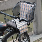 座椅加大家粗加高护栏儿童坐垫加厚棉棚单蓬自行车电动车宝宝后