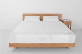 日式床实木双人床水曲柳双人床实木午休床小户型实木床尺寸可定制
