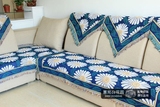 田园纯棉线线毯 布艺坐垫 沙发垫 沙发毯 床毯床盖 沙发罩 白菊
