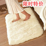 长毛 丝毛地毯 客厅茶几 卧室地毯 防滑飘窗床边地垫可定制