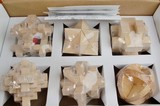 成人儿童智力魔方六件套 木制孔明锁鲁班锁6件套中国传统智力玩具