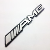 奔驰AMG贴标铝合金属贴汽车装饰3D个性车贴AMG贴车身车用品拉丝