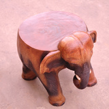 泰国工艺品木质小象墩子 泰国东南亚换鞋凳大象田园风实木儿童凳