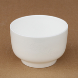 LY直口碗4英寸5.5英寸纯白色骨瓷汤碗米饭碗骨质瓷酒店餐具陶瓷