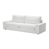 【IKEA/宜家专业代购】   奇维    三人沙发床, 布勒丁 白色
