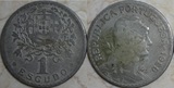 世界钱币之葡萄牙1929年关键年份KEY DAY铜镍1埃斯库多书中15美金