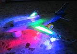 A380空中巴士宝宝电动万向飞机带音乐灯光客机 儿童飞机模型玩具