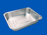 一次性餐具  佳焙中长方形 铝箔烤盘 食品锡纸托盘 锡纸盒10只装