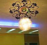 爆款！妙蔓吊灯装饰墙贴 客厅餐厅卧室天花板吸顶灯温馨家装贴纸