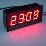 0.56 带壳 车载改装LED电子时钟表汽车数显时间表 数字夜光秒表