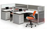 简约 时尚 办公家具简易2人工作位职员桌办公桌椅组合屏风隔断桌