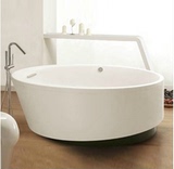 科勒正品 科勒K-18353T-0艾芙正圆形独立式浴缸（含排水）  抢购