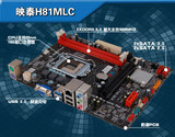包邮 BIOSTAR/映泰 H81MLC 主板 Intel四代1150CPU G3220 I3 4130