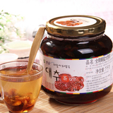 【全南专卖店】送勺 韩国原装红枣茶 韩国全南蜂蜜大枣茶1kg