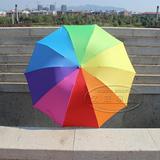 厂家直销女士晴雨伞折叠彩虹伞广告伞定做遮阳防紫外线太阳伞包邮