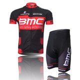 BMC夏季户外车队版山地自行车单车衣服速干透气男短袖骑行服套装