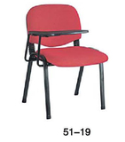佛山办公椅培训带写字板椅子四脚新闻椅学生椅子